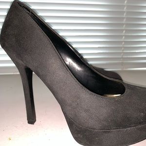 Black Suede Pumps